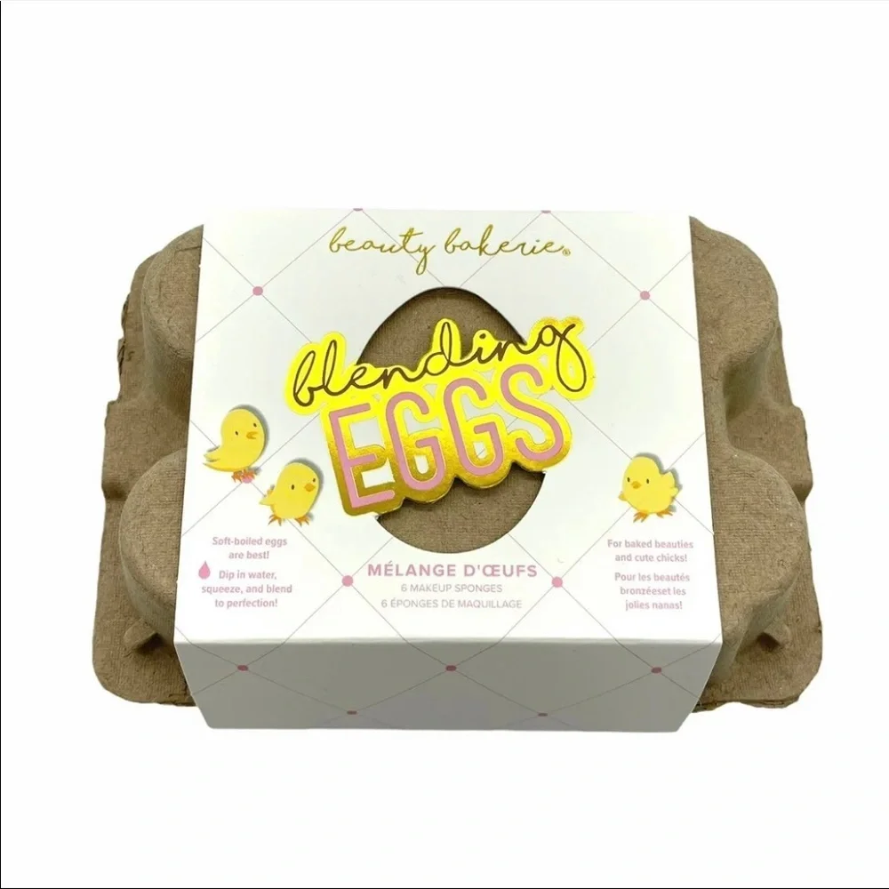 🐣 Beauty Bakerie Blending Egg Beauty Sponges - 6 makeup sponges